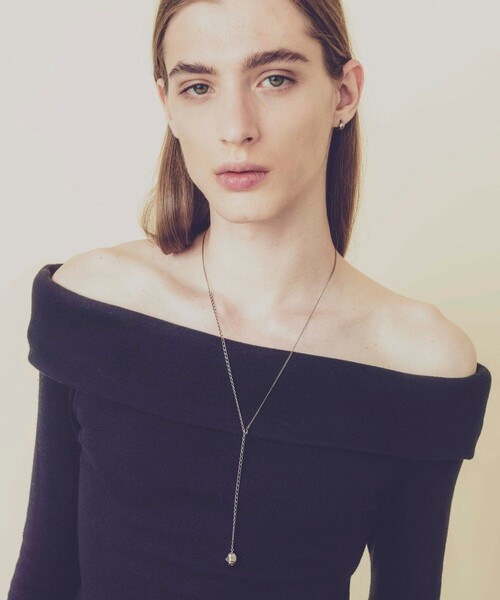 and cloud（アンドクラウド）の「Catnap 2way Long Necklace（ネックレス・レディース・イエローゴールド/ブラック/シルバー・FREE）」の8枚目の写真