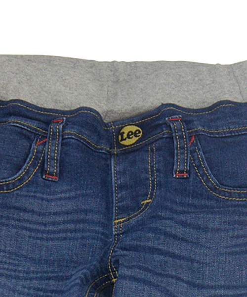 X-girl Stages（エックスガールステージス）の「XGS★× Lee RIB STRETCH TAPERED(2T・3T)（その他パンツ・キッズ・ライトインディゴブルー・2T/3T）」の3枚目の写真