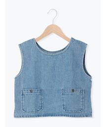 Samansa Mos2 Lagom | デニムベスト(ベスト)