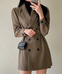 SONYUNARA [SET]トレンチバルーン袖ミニワンピース+ミニバッグ