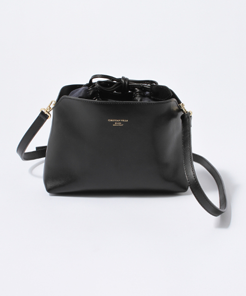 Spick & Span(スピックアンドスパン)の「CHRISTIAN VILLA レザーポシェット(ショルダーバッグ・レディース・ブラック/グレー/ベージュ・FREE)」の6枚目の写真