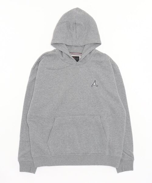JORDAN BRAND（ジョーダンブランド）の「ジョーダン  ジョーダン ESS フリース プルオーバー L/S フーディ（パーカー・メンズ・グレー/ブラック・2XL/S/L/M/XL）」の2枚目の写真