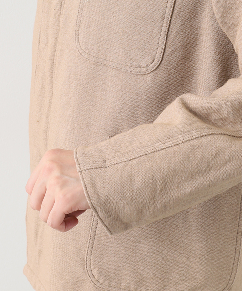 Kaptain Sunshine（キャプテン サンシャイン）の「【KAPTAIN SUNSHINE/ キャプテンサンシャイン】COTTON LINEN OIL-SPINNI（ブルゾン・メンズ・オレンジ・36/38）」の9枚目の写真