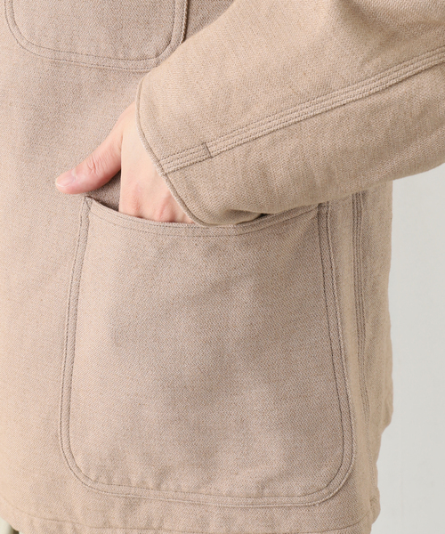 Kaptain Sunshine（キャプテン サンシャイン）の「【KAPTAIN SUNSHINE/ キャプテンサンシャイン】COTTON LINEN OIL-SPINNI（ブルゾン・メンズ・オレンジ・36/38）」の14枚目の写真