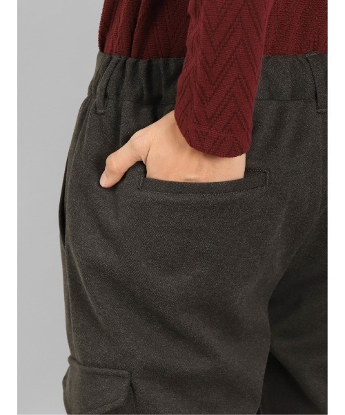 semantic design（セマンティックデザイン）の「セマンティックデザイン 起毛ストレッチ イージーカーゴパンツ（カーゴパンツ・メンズ・カーキ/グレー系その他2・MEDIUM/LARGE）」の8枚目の写真
