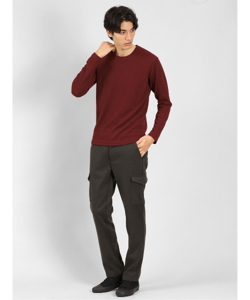 semantic design（セマンティックデザイン）の「セマンティックデザイン 起毛ストレッチ イージーカーゴパンツ（カーゴパンツ・メンズ・カーキ/グレー系その他2・MEDIUM/LARGE）」の15枚目の写真