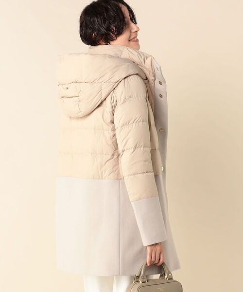 NOLLEY’S(ノーリーズ)の「【HERNO/ヘルノ】ウールナイロン切替ダウンコート(ダウンジャケット/コート)」 - WEAR