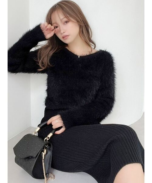 RESEXXY（リゼクシー）の「モノグラムエンボスバッグ（ハンドバッグ・レディース・ブラック/ブラウン・FREE）」の21枚目の写真