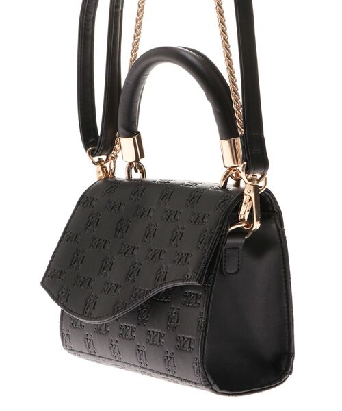 RESEXXY（リゼクシー）の「モノグラムエンボスバッグ（ハンドバッグ・レディース・ブラック/ブラウン・FREE）」の4枚目の写真