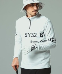 SY32 by SWEET YEARS（エスワイサーティトゥバイスィートイヤーズ）の「SY32 by SWEETYEARS /エスワイサーティトゥバイ スィートイヤーズ /ミドルレイヤーライトストレッチプルオーバー（Tシャツ/カットソー・メンズ）」