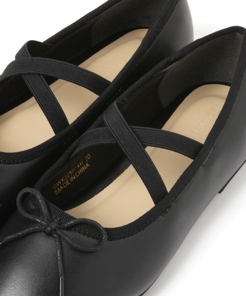 GLOBAL WORK（グローバルワーク）の「ラクッション／撥水バレエ/176496（バレエシューズ・キッズ・ブラック・18cm/19cm/20cm/21cm/22cm）」の7枚目の写真