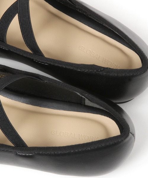 GLOBAL WORK（グローバルワーク）の「ラクッション／撥水バレエ/176496（バレエシューズ・キッズ・ブラック・18cm/19cm/20cm/21cm/22cm）」の9枚目の写真