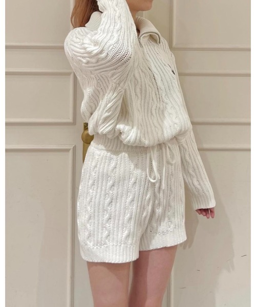 epine（エピヌ）の「cable knit bloomers（その他パンツ・レディース・ブラック/ホワイト・FREE）」の10枚目の写真