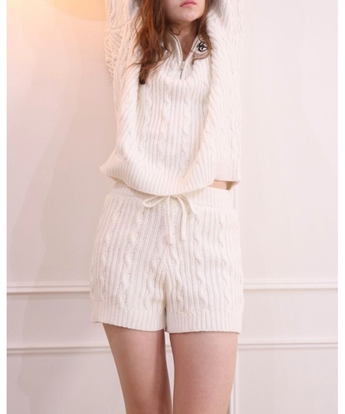 epine（エピヌ）の「cable knit bloomers（その他パンツ・レディース・ブラック/ホワイト・FREE）」の17枚目の写真