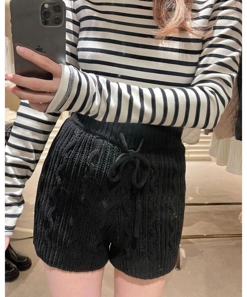 épine lace cotton panier black epine lace cotton panier パニエ ブラック 黒 【公式通販】