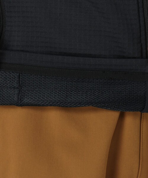 MOUNTAIN HARDWEAR（マウンテンハードウェアー）の「【Mountain Hardwear】ポーラテックパワーグリッド FZ フーディ（パーカー・メンズ・オレンジ/グリーン/ブラック・S/L/M）」の11枚目の写真