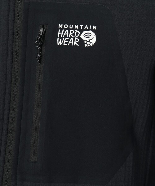 MOUNTAIN HARDWEAR（マウンテンハードウェアー）の「【Mountain Hardwear】ポーラテックパワーグリッド FZ フーディ（パーカー・メンズ・オレンジ/グリーン/ブラック・S/L/M）」の6枚目の写真