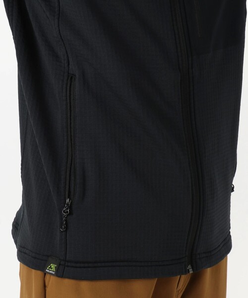 MOUNTAIN HARDWEAR（マウンテンハードウェアー）の「【Mountain Hardwear】ポーラテックパワーグリッド FZ フーディ（パーカー・メンズ・オレンジ/グリーン/ブラック・S/L/M）」の17枚目の写真