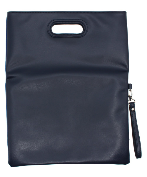 MK MICHEL KLEIN HOMME (エムケーミッシェルクランオム)の「バイカラークラッチバック(クラッチバッグ・メンズ・ブラック/ネイビー/キャメル・FREE)」の7枚目の写真