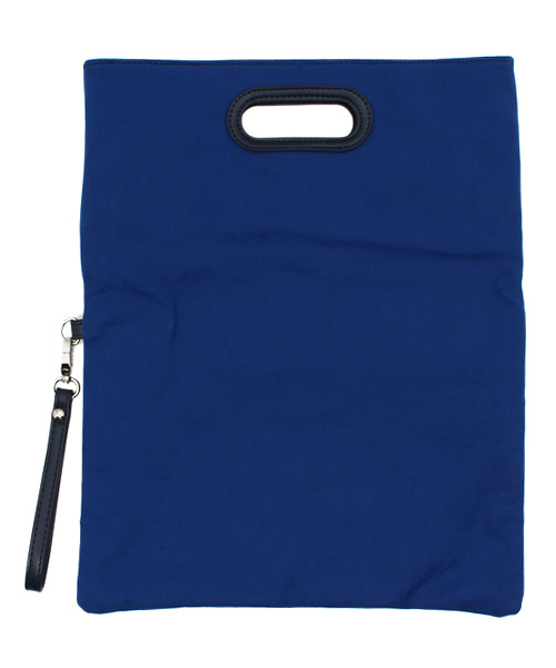 MK MICHEL KLEIN HOMME (エムケーミッシェルクランオム)の「バイカラークラッチバック(クラッチバッグ・メンズ・ブラック/ネイビー/キャメル・FREE)」の16枚目の写真