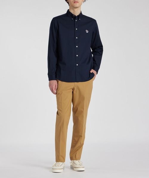 PS Paul Smith(ピーエスポールスミス)の「"Sports Stripe Zebra" ワンポイントシャツ / 553113 599RN R(シャツ/ブラウス・メンズ・ホワイト/ネイビー・SMALL/MEDIUM/LARGE/X-LARGE/XX-LARGE)」の15枚目の写真