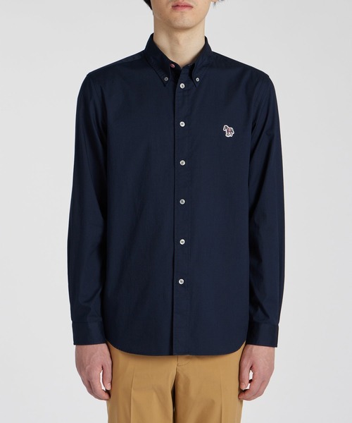 PS Paul Smith(ピーエスポールスミス)の「"Sports Stripe Zebra" ワンポイントシャツ / 553113 599RN R(シャツ/ブラウス・メンズ・ホワイト/ネイビー・SMALL/MEDIUM/LARGE/X-LARGE/XX-LARGE)」の16枚目の写真