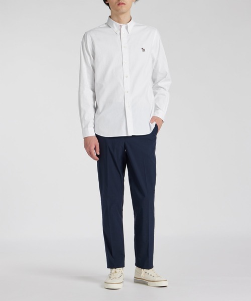 PS Paul Smith(ピーエスポールスミス)の「"Sports Stripe Zebra" ワンポイントシャツ / 553113 599RN R(シャツ/ブラウス・メンズ・ホワイト/ネイビー・SMALL/MEDIUM/LARGE/X-LARGE/XX-LARGE)」の13枚目の写真