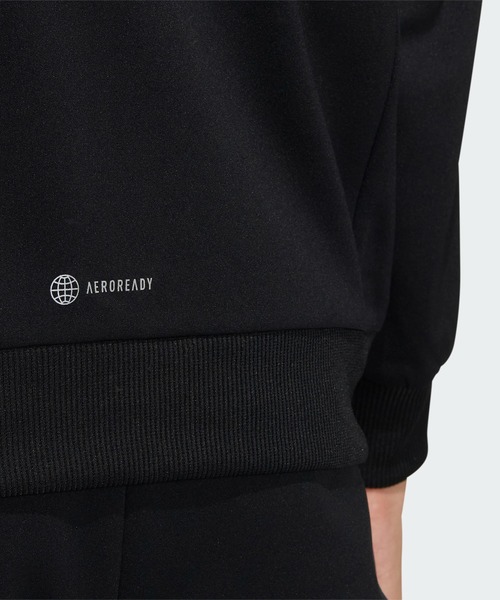 adidas(アディダス)の「スリーストライプス ルーズフィット ダブルニット トラックトップ / アディダス adidas(ジャージ・レディース・ブルー/ブラック・SMALL/LARGE/MEDIUM/XX-LARGE/X-LARGE)」の12枚目の写真