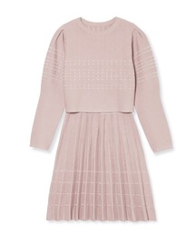 SNIDEL | クロップドニットセットアップ(ワンピース)