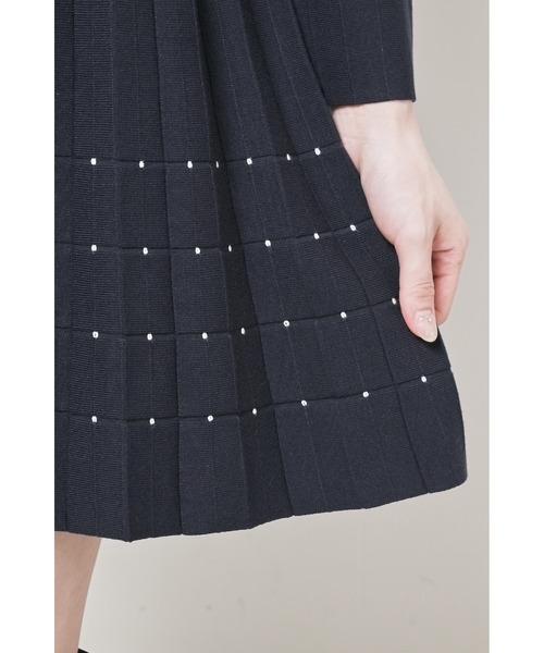 SNIDEL（スナイデル）の「クロップドニットセットアップ（ワンピース・レディース・ブルー/ピンクベージュ/ネイビー・FREE）」の22枚目の写真