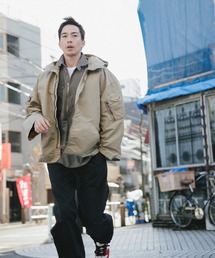 WILD LIFE TAILOR ベルテッドナイロンパンツ 71618481b_b_08_215.jpg