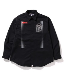 MULTI GRAPHIC LOOSE FIT SHIRT M