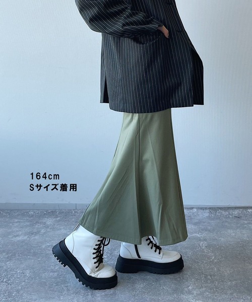 PAGEBOY（ページボーイ）の「WEB限定アイテム / ストレッチマーメイドスカート（スカート・レディース・ブルー/ブラック/カーキ/グレイッシュベージュ・FREE/S）」の21枚目の写真