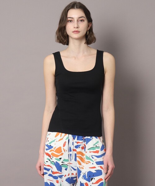 DRESSTERIOR（ドレステリア）の「◆【otonaMUSE5月号掲載】スクエアリブタンク（タンクトップ・レディース・ホワイト/ブラック/ブルー・34/36/38）」の22枚目の写真