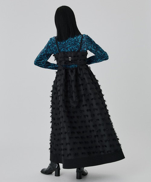 UNITED TOKYO(ユナイテッドトウキョウ)の「ポメラジャガードキャミドレス(ドレス・レディース・ブラック・FREE)」の5枚目の写真