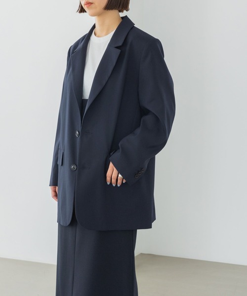 yuw（ユウ）の「テーラードジャケット　188867（テーラードジャケット・レディース・グレー/ネイビー・FREE）」の15枚目の写真