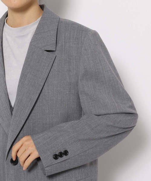 yuw（ユウ）の「テーラードジャケット　188867（テーラードジャケット・レディース・グレー/ネイビー・FREE）」の22枚目の写真