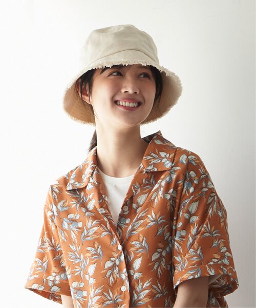 ikka（イッカ）の「UVフリンジバケットハット（ハット・レディース・グリーン/ブラック/オフホワイト・FREE）」の10枚目の写真