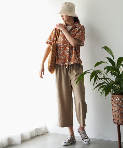 ikka（イッカ）の「UVフリンジバケットハット（ハット・レディース・グリーン/ブラック/オフホワイト・FREE）」の11枚目の写真