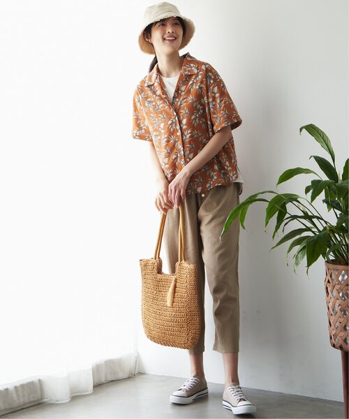 ikka（イッカ）の「UVフリンジバケットハット（ハット・レディース・グリーン/ブラック/オフホワイト・FREE）」の12枚目の写真