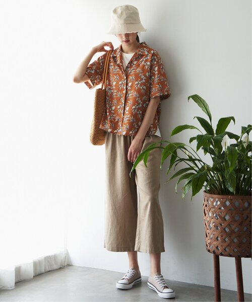 ikka（イッカ）の「UVフリンジバケットハット（ハット・レディース・グリーン/ブラック/オフホワイト・FREE）」の13枚目の写真