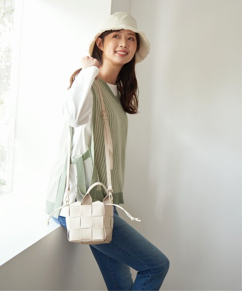 ikka（イッカ）の「UVフリンジバケットハット（ハット・レディース・グリーン/ブラック/オフホワイト・FREE）」の16枚目の写真