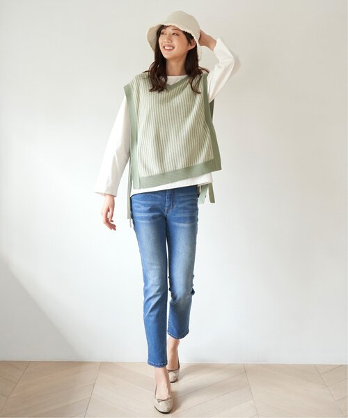 ikka（イッカ）の「UVフリンジバケットハット（ハット・レディース・グリーン/ブラック/オフホワイト・FREE）」の18枚目の写真