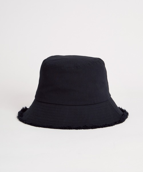 ikka（イッカ）の「UVフリンジバケットハット（ハット・レディース・グリーン/ブラック/オフホワイト・FREE）」の3枚目の写真