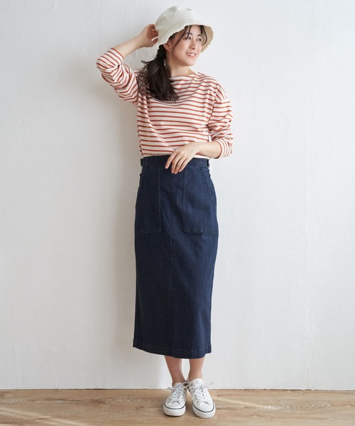 ikka（イッカ）の「UVフリンジバケットハット（ハット・レディース・グリーン/ブラック/オフホワイト・FREE）」の4枚目の写真