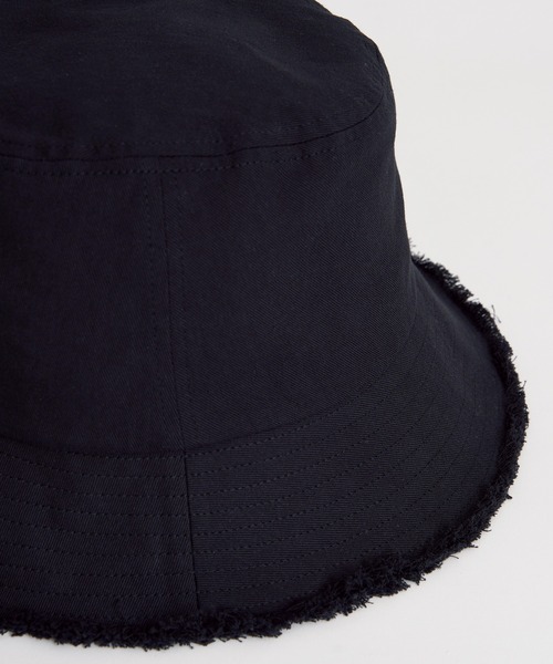 ikka（イッカ）の「UVフリンジバケットハット（ハット・レディース・グリーン/ブラック/オフホワイト・FREE）」の5枚目の写真