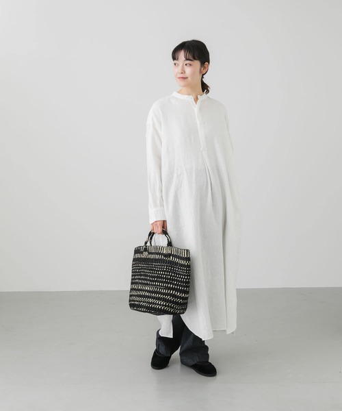 かぐれ（カグレ）の「リネンシャツワンピース（ワンピース）」 - WEAR