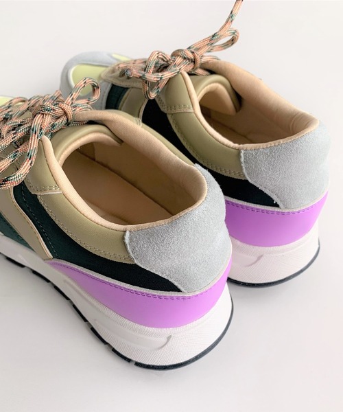 Casselini(キャセリーニ)の「ローカットスニーカー(スニーカー・レディース・グリーン系その他/アイボリー・MEDIUM/LARGE)」の8枚目の写真