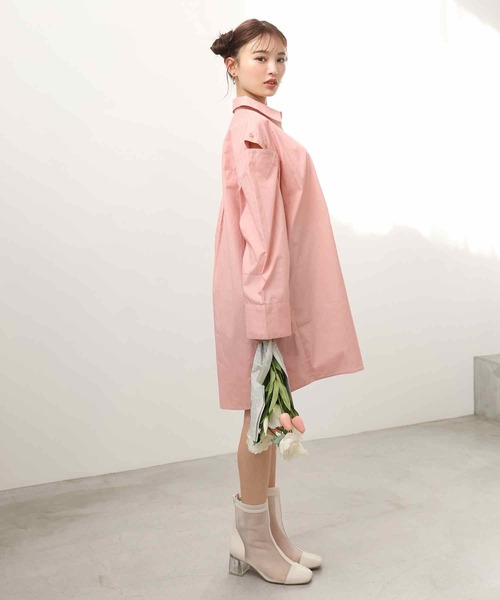 one after another NICE CLAUP（ワンアフターアナザーナイスクラップ）の「シアーショートブーツ（ブーツ・レディース・アイボリー/グレー/ホワイト・SMALL/MEDIUM/LARGE）」の22枚目の写真