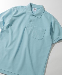 Printstar（プリントスター）の「【Printstar】 5.8オンス ポケット付き T/C 半袖ポロシャツ polo-shirts 鹿の子 UVカット 00100（ポロシャツ）」